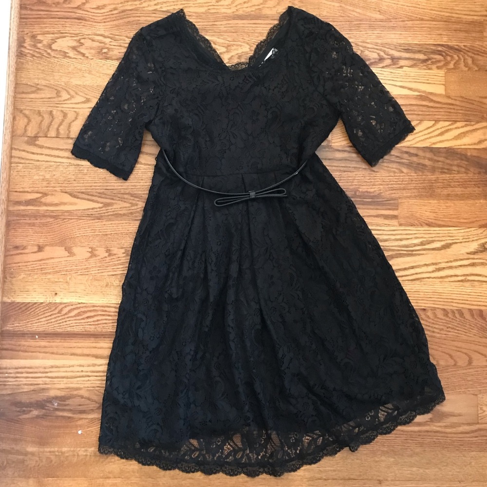 Black Maternity Party Dress